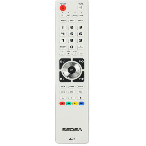 Télécommande universelle - 4 en 1 - Blanche - USB (1/5)