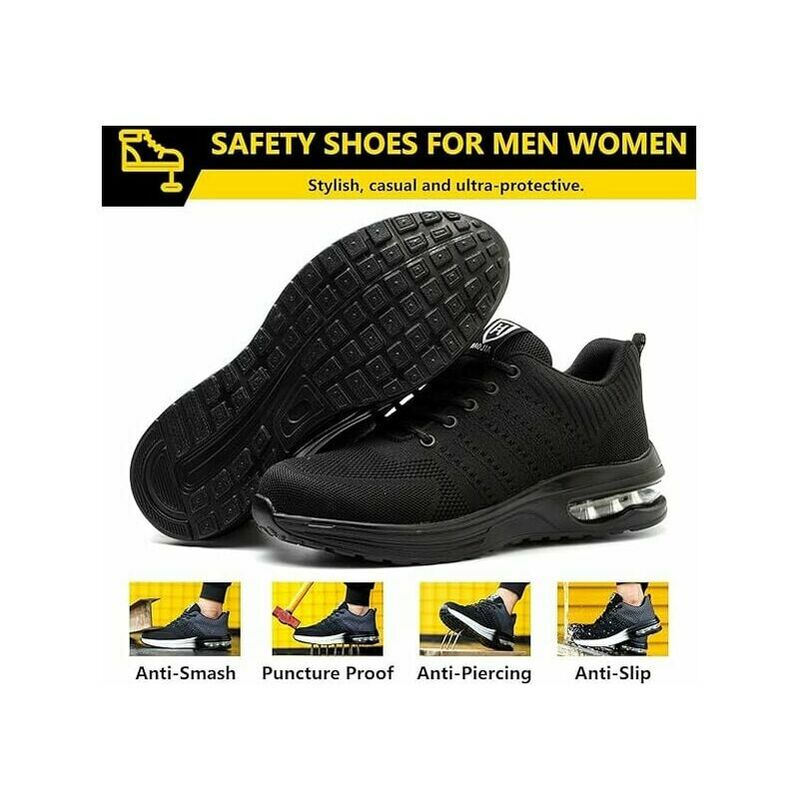 Chaussure Sécurité AONEGOLD - Baskets Légères Embout Acier Antidérapantes