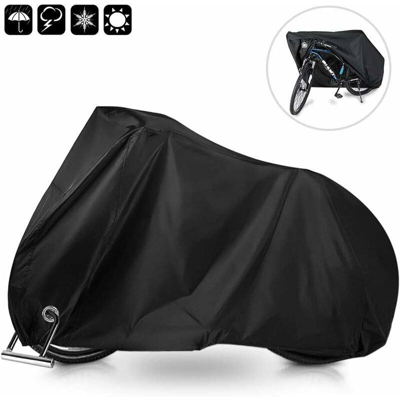 Housse de vélo, Housse de Pluie pour vélo 190T en Nylon avec 2 Trous de  Verrouillage pour protéger Votre vélo - Cdiscount Auto