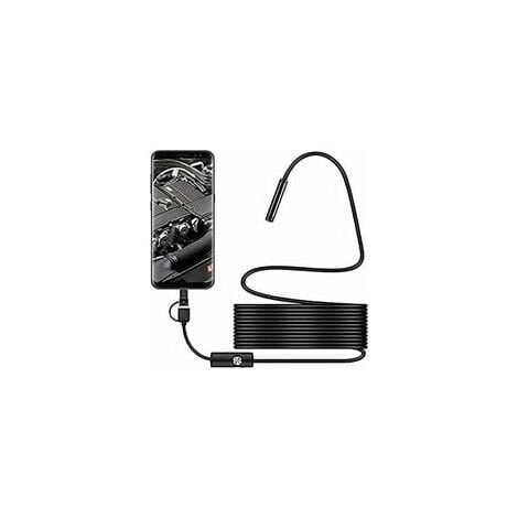 Caméra endoscope 1080P, nettoyage des oreilles 3,9 mm, avec 6 lumières LED,  convient pour iPhone