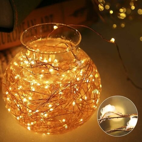 glass bowl fairy lights