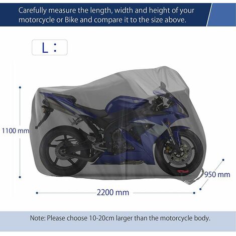 Limirror Bâche de protection pour moto Noir Suzuki Pour Harley-Davidson XL Pour intérieur et extérieur 245 x 105 x 125 cm Honda