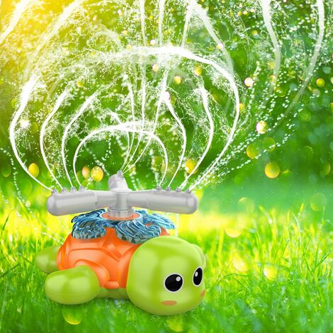 Portable Tortue Jouets Sprinkler avec 6 Tubes Pivotants Rotatif Jouet Darrosage deau pour Jardin Plage Pelouse Outdoor Dété Amusement joylink Jouet Arroseur pour Enfant 