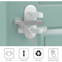 Litzee Lot De 4 Enfant Et Bebe Serrure De Securite Portes Et Poignees Pour Enfants Securite
