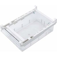 Tiroir pour refrigerateur, support rétractable d'étagère de réfrigérateur avec la partition, adapté pour la partition de réfrigérateur de 30-44 cm Une grille LITZEE