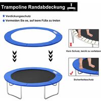 LITZEE Coussin de sécurité pour trampoline rond - 366cm