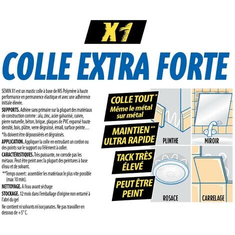 Colle Forte tout Support, Colle Extra Forte tout support