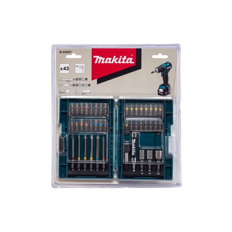 Makita B-55697 Bit-Set 43tlg