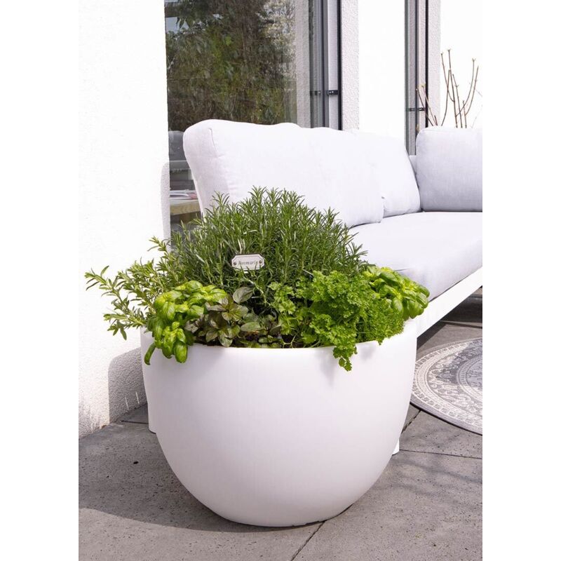 8 Seasons Shining Classic Pot – Beleuchteter Pflanzentopf Für Indoor & Outdoor, Mit Ablaufsystem