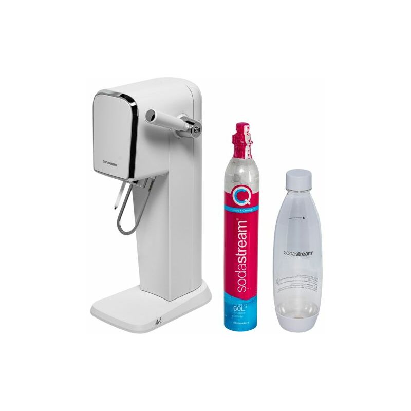 SodaStream DUO Wassersprudler Vorteils-Pack, Titan mit 4 Flaschen