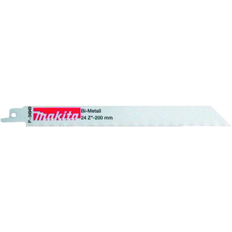 Makita Reciproblätter Säbelsägeblätter Sägeblätter Reciprosäge Säbelsäge Säge 5x P-04949 200mm
