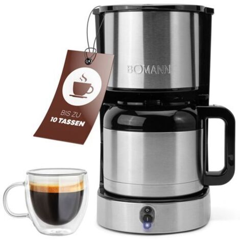 Bomann 660661 elektrische Kaffeemaschine Manuelle Filterkaffeemaschine de 1,2 L