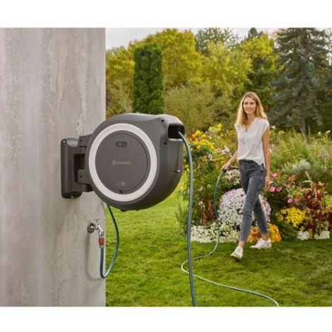 Gardena AkkuWandSchlauchbox PowerRoll XL 18V weiß 35 m