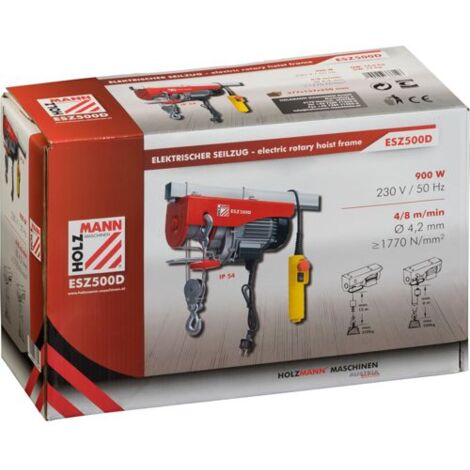 Holzmann ESZ500D 230V Elektrischer-Seilzug 500kg