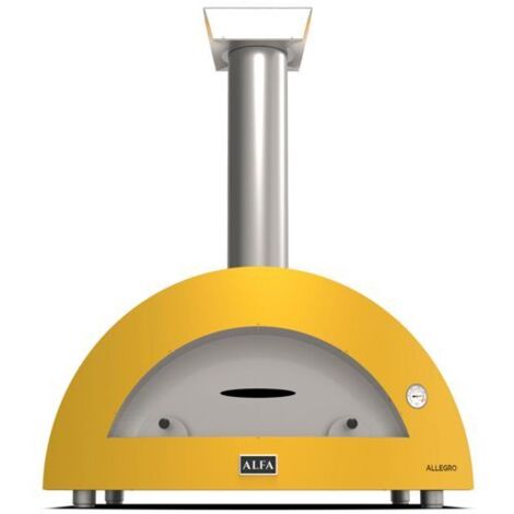 Alfa Forni Moderno 5 Pizze Holz Fire Yellow