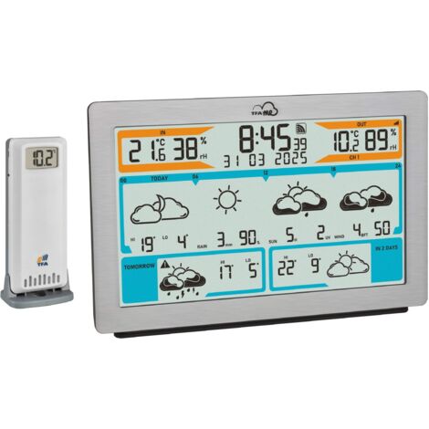 TFA Dostmann TFA.me ID-02 35.8100.54 WLAN-Wetterstation Vorhersage für 6 Tage Anzahl Sensoren max. 5