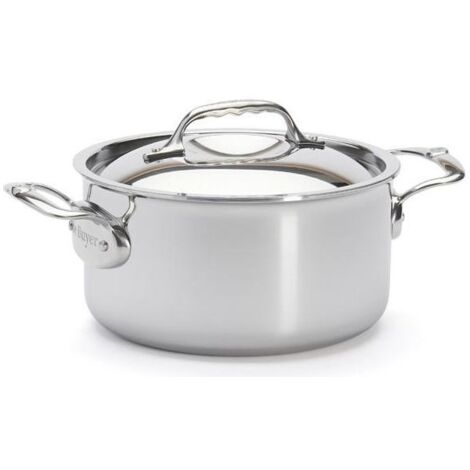 De Buyer Affinity Bratentopf Edelstahl mit Deckel 20 cm (1/2)