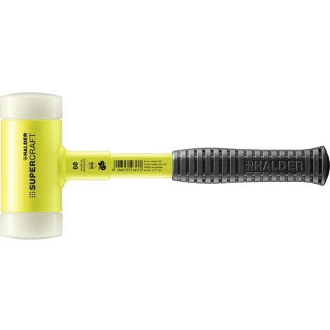 Halder SUPERCRAFT-Schonhammer GG 60 SUPERCR gelb Griff