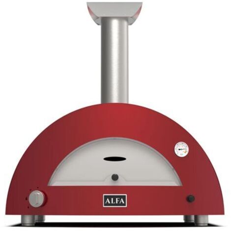 Alfa Forni Moderno 2 Pizze Hybrid-Pizzaofen Antique Red