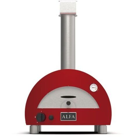 Alfa Forni Linea Moderno Portable Pizzaofen Antique Red