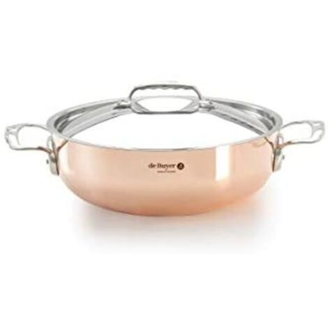 De Buyer Prima Matera Bratentopf Kupfer/Edels. 28cm konisch ind. (1/3)