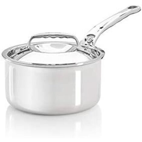 De Buyer Affinity Kasserolle Edelstahl mit Deckel 16 cm (1/2)