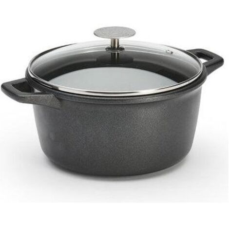 De Buyer Choc Extreme Bratentopf mit Glasdeckel 24cm induktion (1/2)