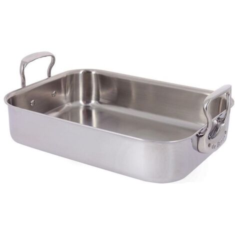 De Buyer Affinity Bratplatte Edelstahl 35X25 cm (1/2)