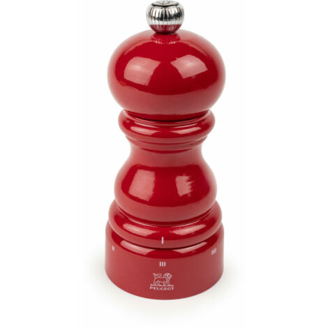 Peugeot Paris Pfeffermühle 12cm uSelect rot lackiert Holz