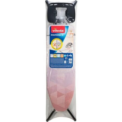 Vileda Diamond Bügeleisenbrett Aluminium Stahl 120x38 cm