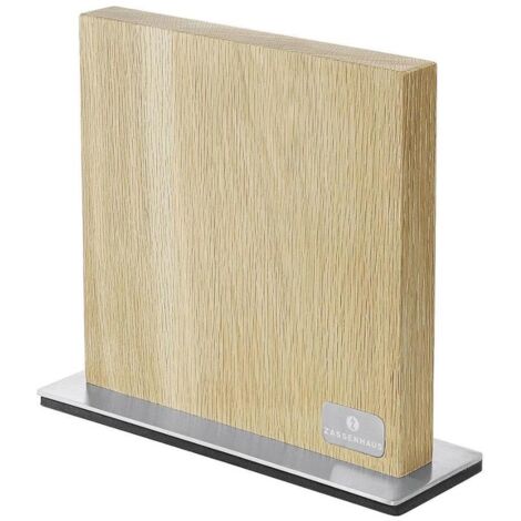 ZASSENHAUS Messerblock Magnet Eiche 28x9x25,5cm (1/2)