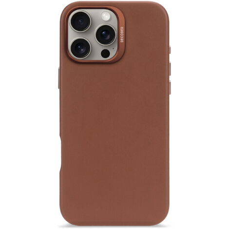 Decoded Leather Backcover iPhone 16 Pro Max Tan (1/5)