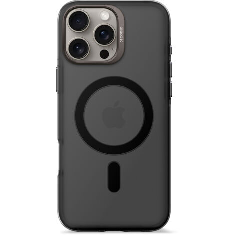 Decoded Recycled Plastic Backc. iPhone 16 Pro Max Transp. Black (1/5)