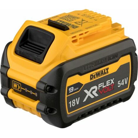 DeWalt DCB 547 FLEXVOLT Akku 54 V / 18 V 9,0 Ah - 9000 mAh Li-Ion mit Ladestandanzeige