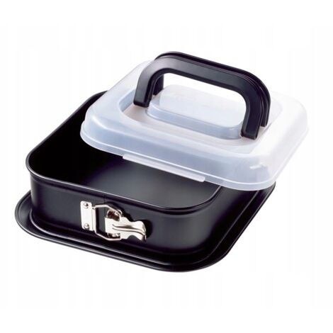 KAISER Inspiration Springform quadratisch 24 x 24 cm mit Haube (1/4)
