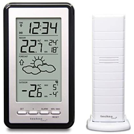 WS 7009 Techno Line Termoigrometro Temperatura Interna, Funzione Min Max Umidita 20 Fino A 50 C 2497090 - Foto 4