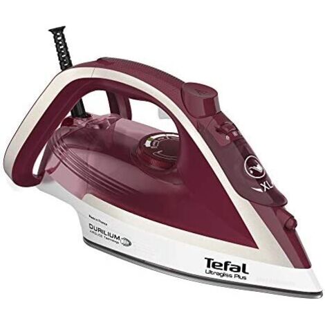 Tefal FV6810 Ultragliss Plus Dampfbügeleisen weiß/rot (1/5)