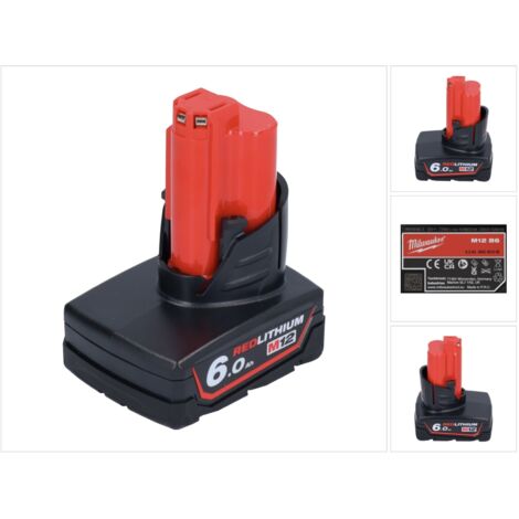 Milwaukee M12B6 12V / 6,0 Ah Li-Ion Ersatzakku