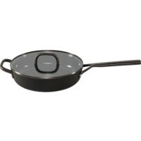 ZWILLING Milano Schmorpfanne mit Glasdeckel 28 cm, schwarz