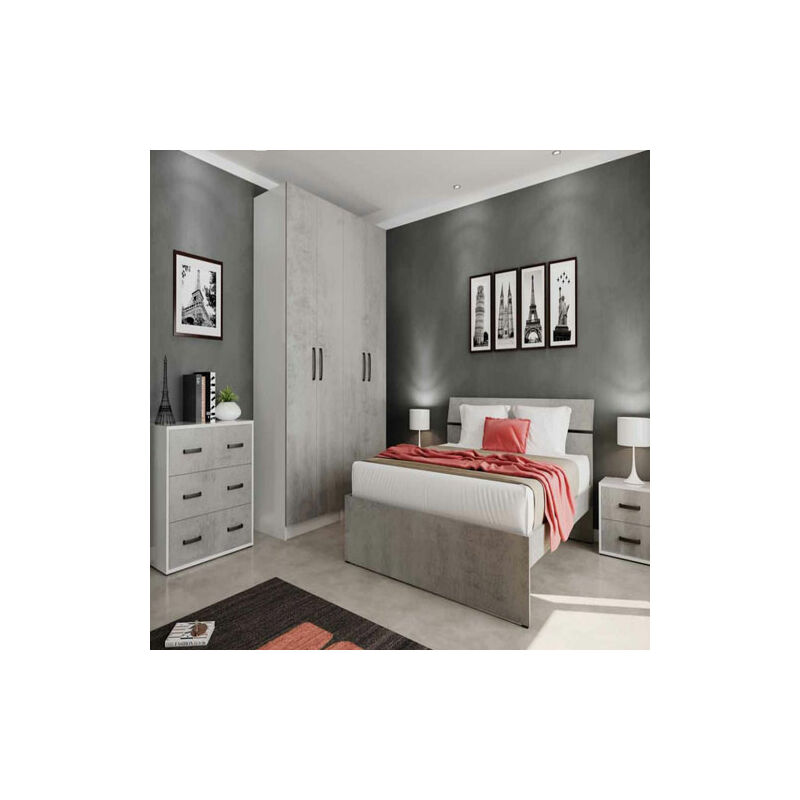 STRUTTURA LETTO MATRIMONIALE 171X200X98H Legno Camera Da Letto Doppio 2  Posti EUR 249,15 - PicClick IT