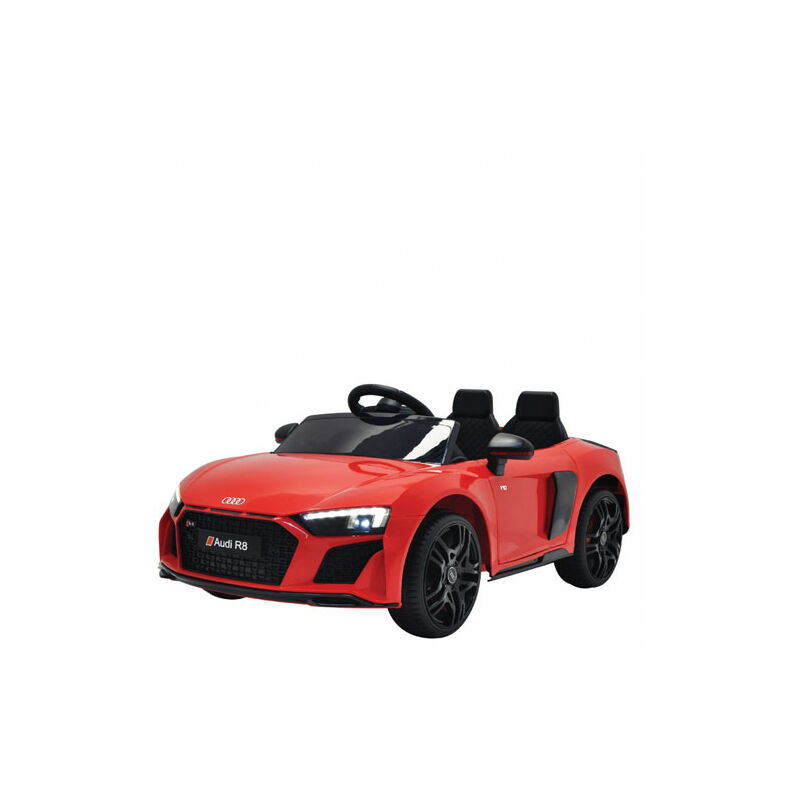 Auto Macchina Elettrica per Bambini 12V Audi RS 6 Sedile Pelle con  Telecomando Gialla