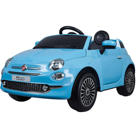 Auto elettrica per bambini Fiat 500 rossa con