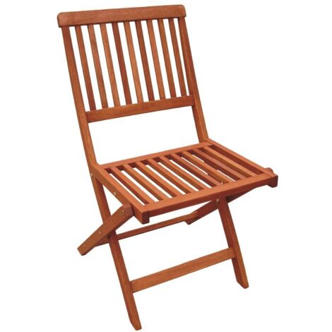 Sedia in legno pieghevole da giardino, set due sedie