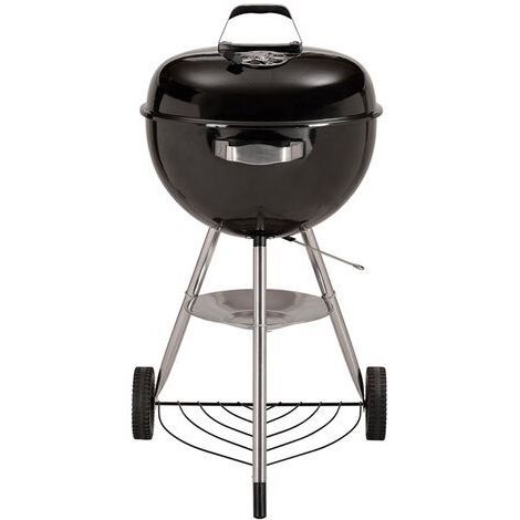 Barbecue a carbonella sferico con piano cottura acciaio (1/4)