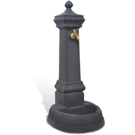 Fontana decorativa da giardino colore antracite, fontane