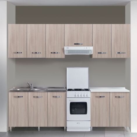 Sottolavello cucina componibile con ante 120 cm olmo.