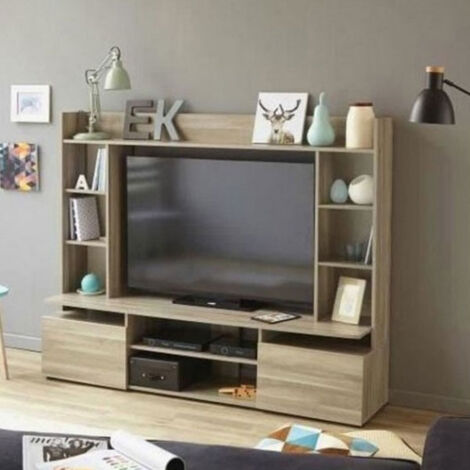 Mobile porta TV basso dal design scandinavo. Parete (1/2)