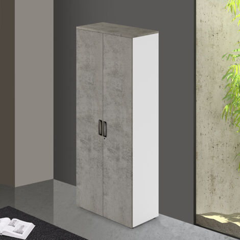 Armadio Per Ufficio Combinato Weber Profi, 5 Ripiani, In Acero, Con Ante E Chiusura A Chiave, Dimensioni 80x42,5x189,7 Cm - 6