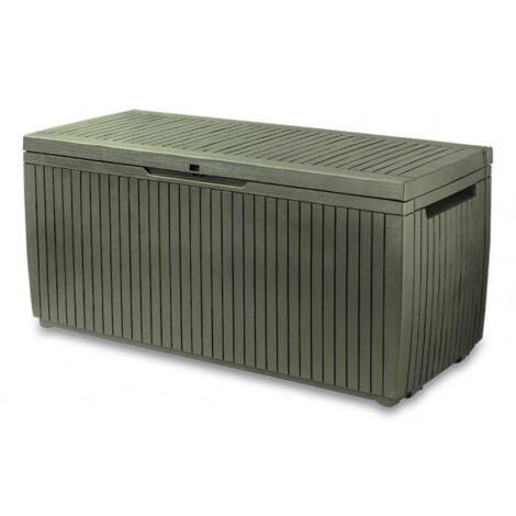 Box Keter da giardino in resina verde. Baule porta (1/6)