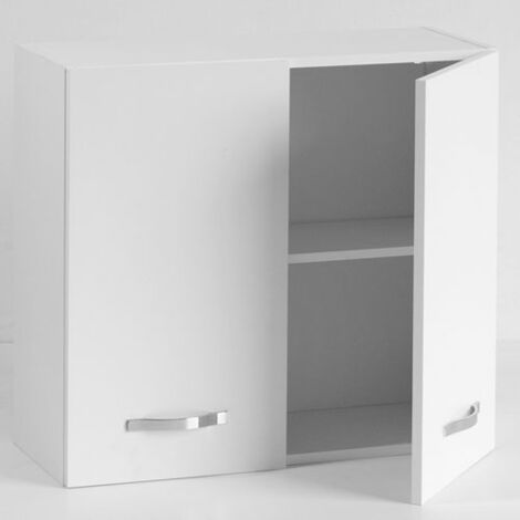 Mobile pensile per cucina componibile bianco frassinato